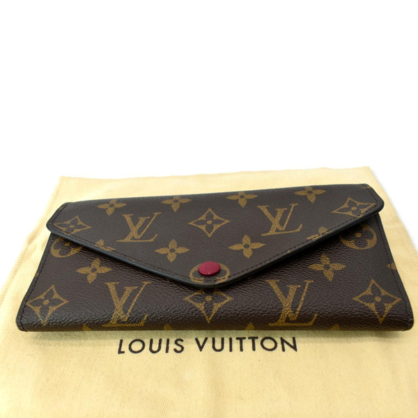 LOUIS VUITTON Josephine Monogram Canvas Wallet Brown