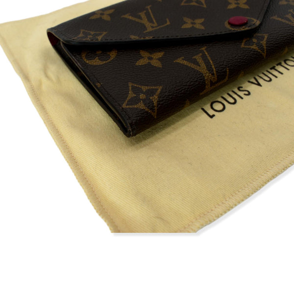 LOUIS VUITTON Josephine Monogram Canvas Wallet Brown