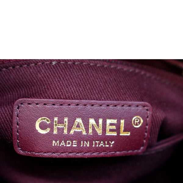 CHANEL Coco Extra Mini Top Handle Caviar Leather Shoulder Bag Black