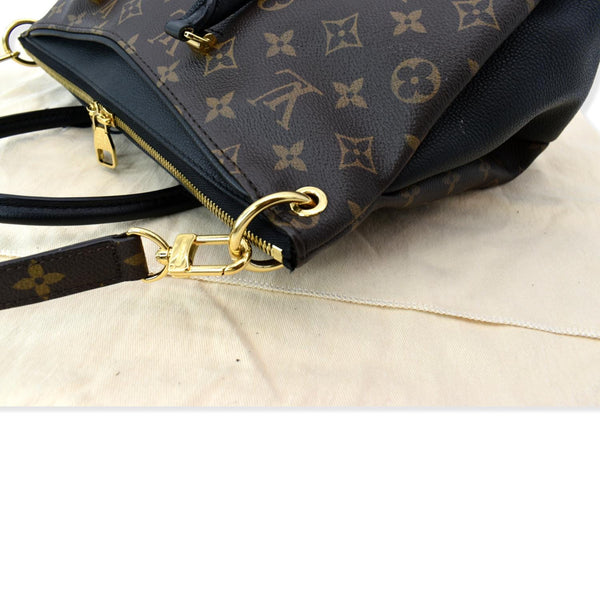 LOUIS VUITTON Pallas Monogram Canvas Shoulder Bag Brown