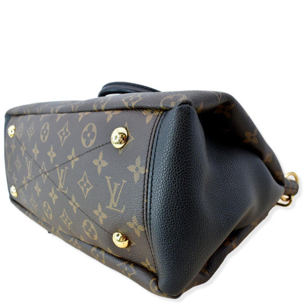 LOUIS VUITTON Pallas Monogram Canvas Shoulder Bag Brown