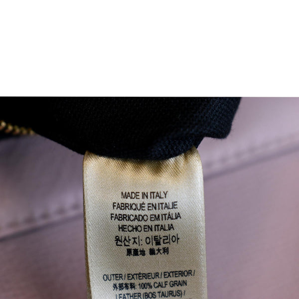 BURBERRY Banner Derby Small House Check Leather Tote Shoulder Bag Dusty Pink