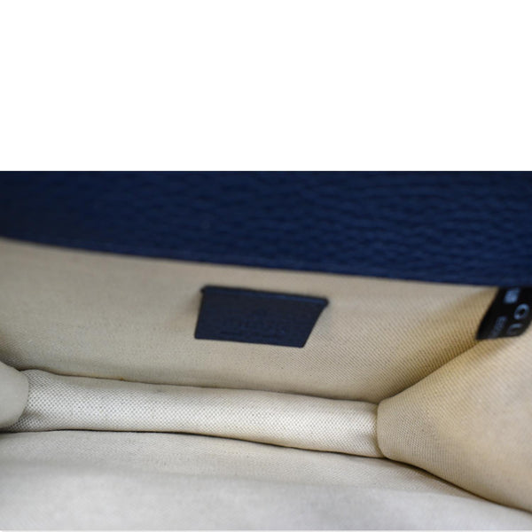 GUCCI Dionysus Mini Leather Crossbody Bag Blue 421970