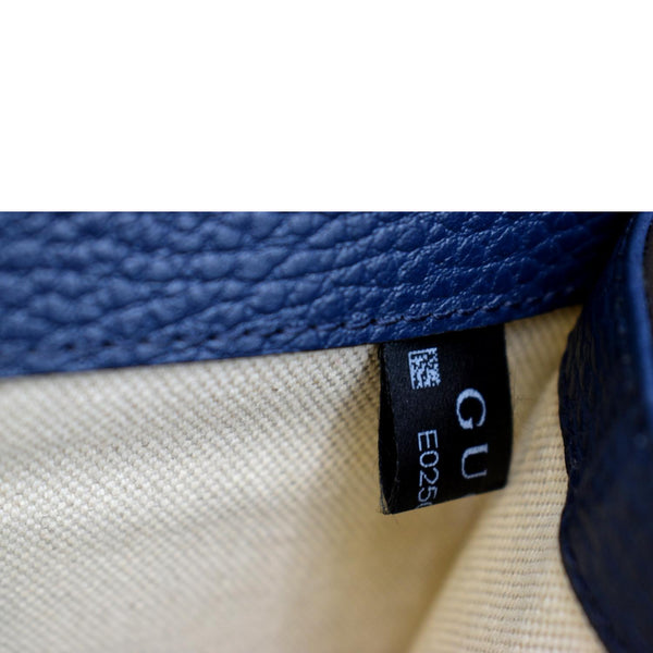 GUCCI Dionysus Mini Leather Crossbody Bag Blue 421970