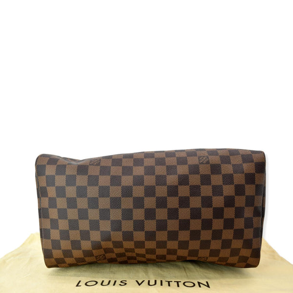 LOUIS VUITTON Speedy 35 Damier Ebene Satchel Bag Brown