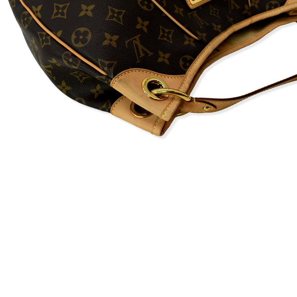 LOUIS VUITTON Galliera PM Monogram Canvas Shoulder Bag Brown