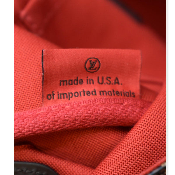 LOUIS VUITTON Favorite MM Damier Ebene Crossbody Bag Brown