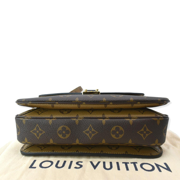 LOUIS VUITTON Metis Pochette Reverse Monogram Canvas Crossbody Bag Brown
