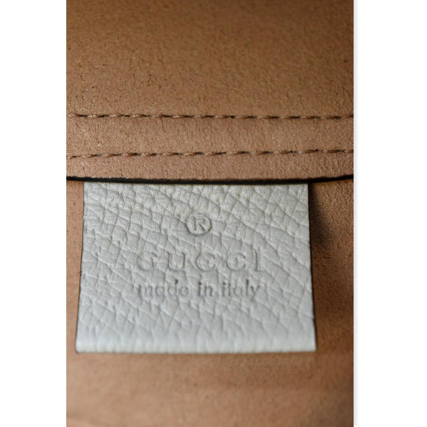 Gucci Ophidia GG Flora Vertical Shopping Tote Bag White