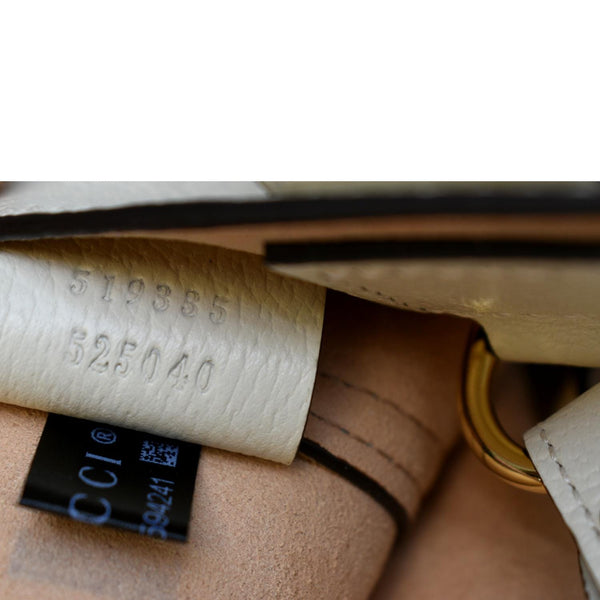 Gucci Ophidia GG Flora Vertical Shopping Tote Bag White