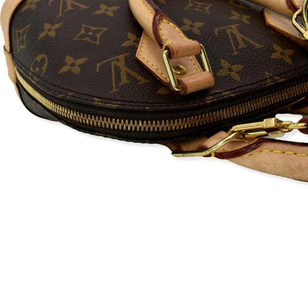 LOUIS VUITTON Alma BB Monogram Canvas Satchel Crossbody Bag Brown
