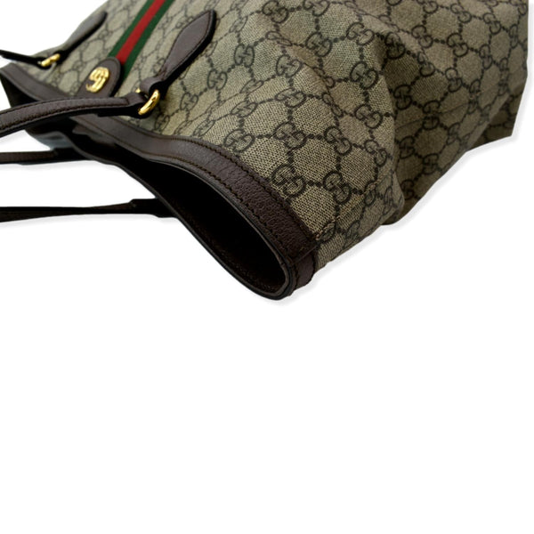 GUCCI Ophidia Medium GG Supreme Canvas Tote Bag Beige 631685