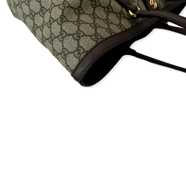GUCCI Ophidia Medium GG Supreme Canvas Tote Bag Beige 631685