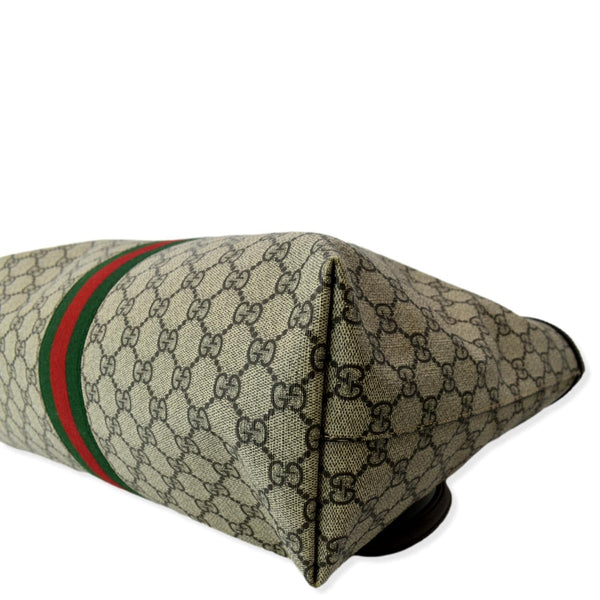 GUCCI Ophidia Medium GG Supreme Canvas Tote Bag Beige 631685