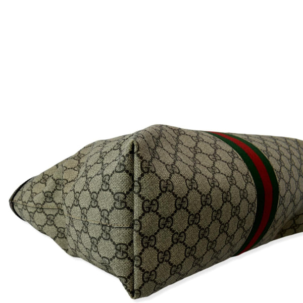 GUCCI Ophidia Medium GG Supreme Canvas Tote Bag Beige 631685