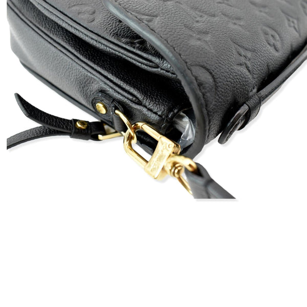 LOUIS VUITTON Metis Pochette Empreinte Leather Crossbody Bag Black SD2270