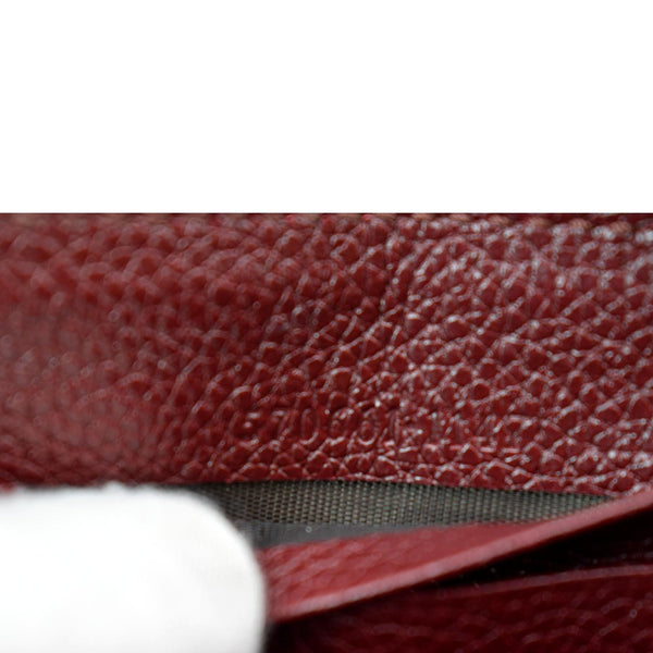 Gucci Zumi Zip Around Grainy Leather Wallet Bordeaux 570661