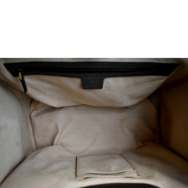 Gucci Butterfly Linea Leather Large Top Handle Shoulder Bag