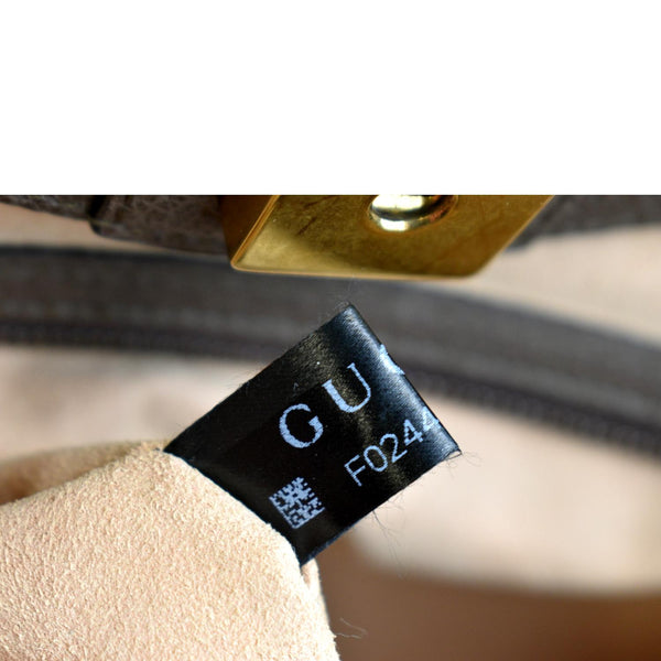 Gucci Butterfly Linea Leather Large Top Handle Shoulder Bag