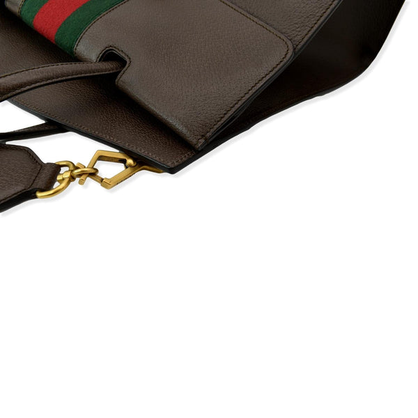 Gucci Butterfly Linea Leather Large Top Handle Shoulder Bag