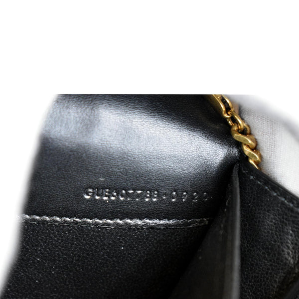 YSL Uptown Crocodile Leather Chain Wallet | D. Designer Handbags