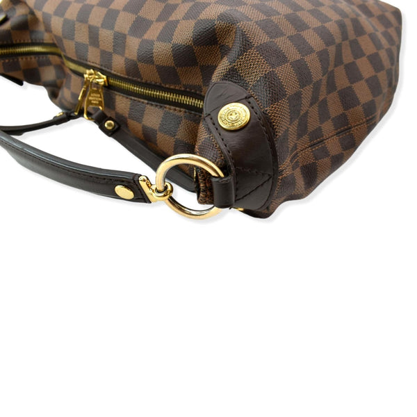 LOUIS VUITTON Duomo Hobo Damier Ebene Hobo Bag Brown