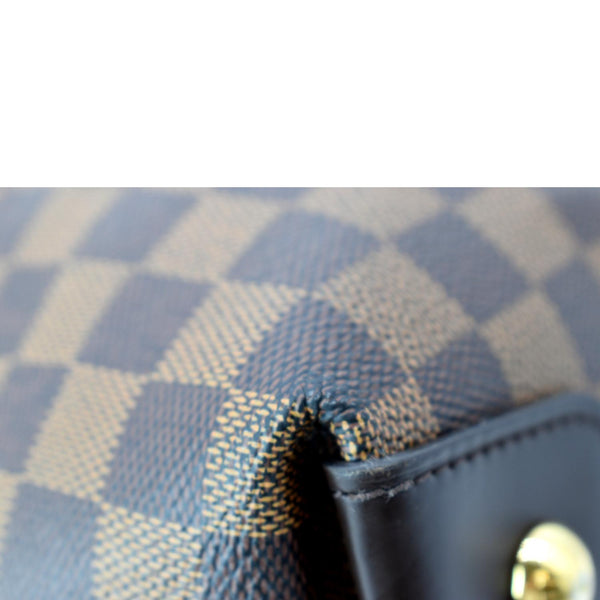 LOUIS VUITTON Duomo Hobo Damier Ebene Hobo Bag Brown