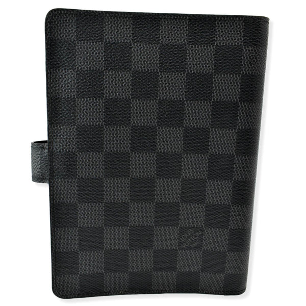 LOUIS VUITTON Damier Graphite Agenda MM Wallet Black