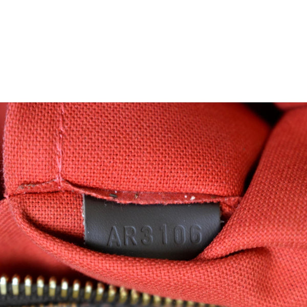 LOUIS VUITTON Duomo Hobo Damier Ebene Hobo Bag Brown