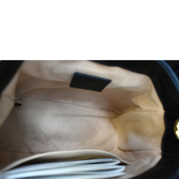 GUCCI GG Marmont Mini Top Handle Crossbody Bag 583571 Beige