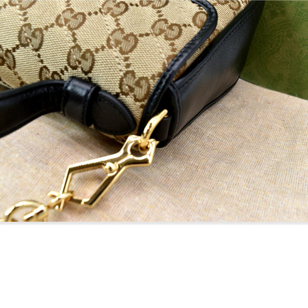 GUCCI GG Marmont Mini Top Handle Crossbody Bag 583571 Beige
