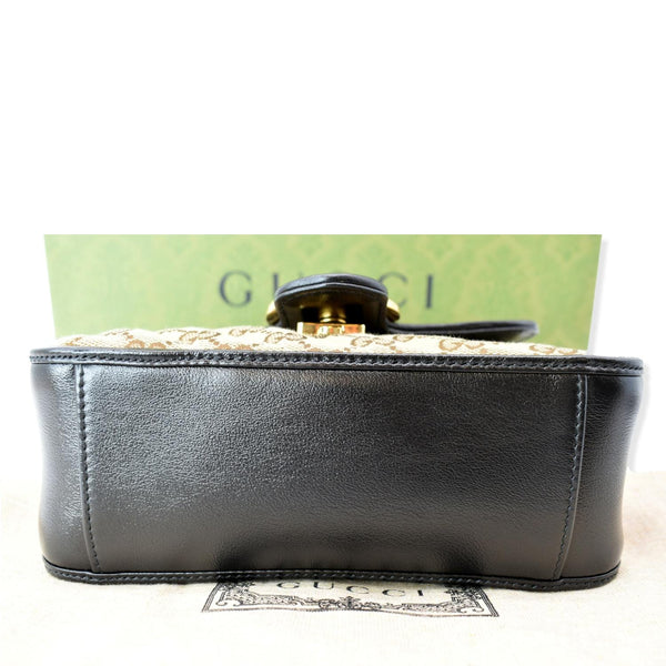 GUCCI GG Marmont Mini Top Handle Crossbody Bag 583571 Beige