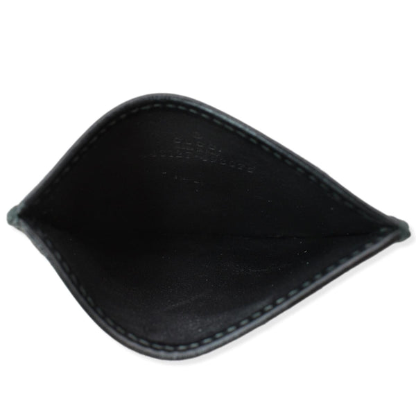 GUCCI GG Marmont Leather Card Case Black 443227