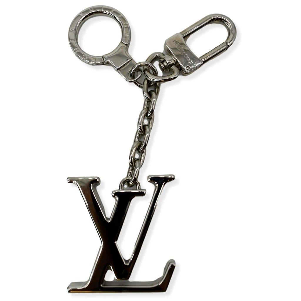 Louis Vuitton Silver and Gold Metal Twist Bag Charm Key Holder