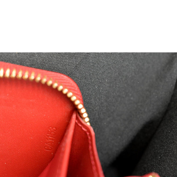 LOUIS VUITTON Monogram Vernis Zippy Wallet Pink