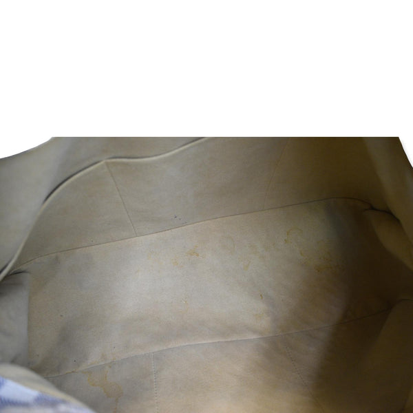 LOUIS VUITTON Artsy GM Damier Azur Shoulder Bag White