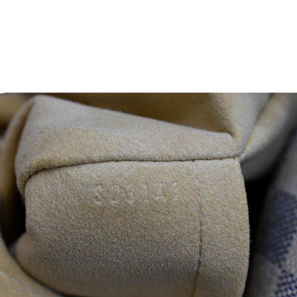 LOUIS VUITTON Artsy GM Damier Azur Shoulder Bag White