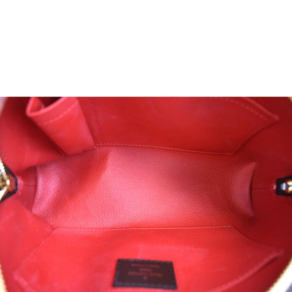 LOUIS VUITTON Damier Ebene Cosmetic Pouch Brown