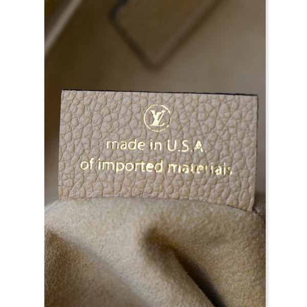 LOUIS VUITTON Saint Germain PM Monogram Leather Shoulder Bag Dune