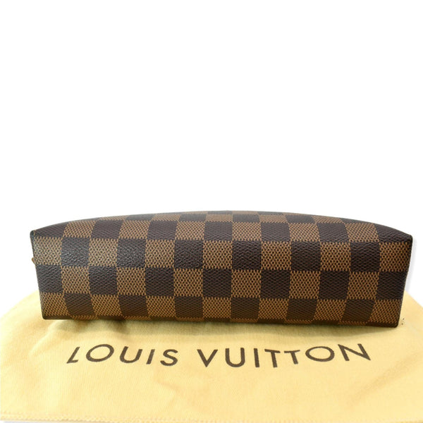 LOUIS VUITTON Damier Ebene Cosmetic Pouch Brown