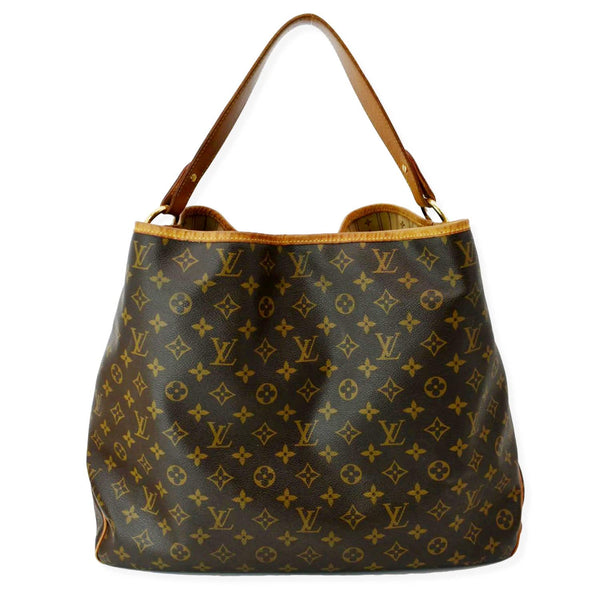 LOUIS VUITTON Delightful GM Monogram Canvas Hobo Bag Brown