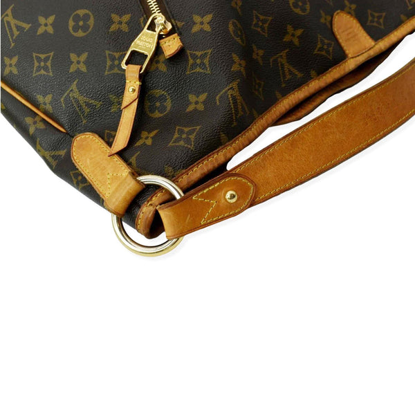 LOUIS VUITTON Delightful GM Monogram Canvas Hobo Bag Brown
