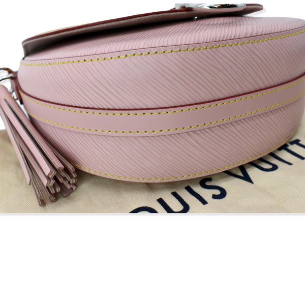 LOUIS VUITTON Saint Cloud Epi Leather Shoulder Bag Rose Ballerine