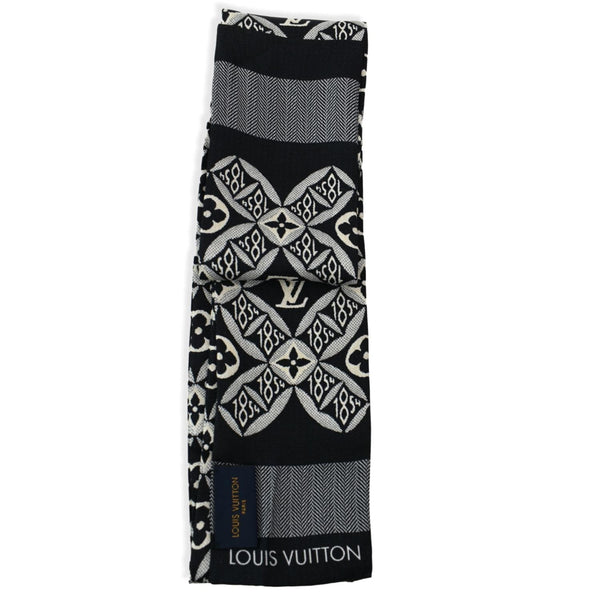 LOUIS VUITTON Since 1854 Silk Monogram Bandeau Gray
