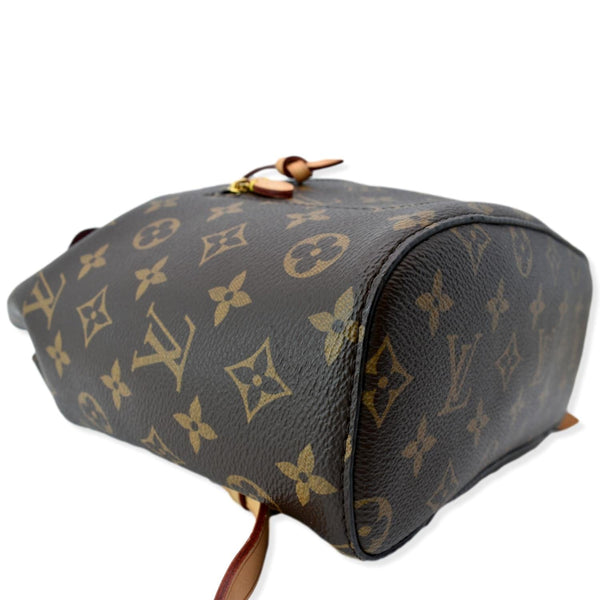 LOUIS VUITTON Montsouris NM Monogram Canvas Backpack Bag Brown