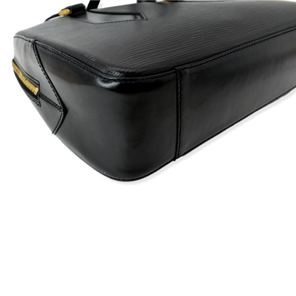 LOUIS VUITTON Voltaire Epi Leather Shoulder Bag Black