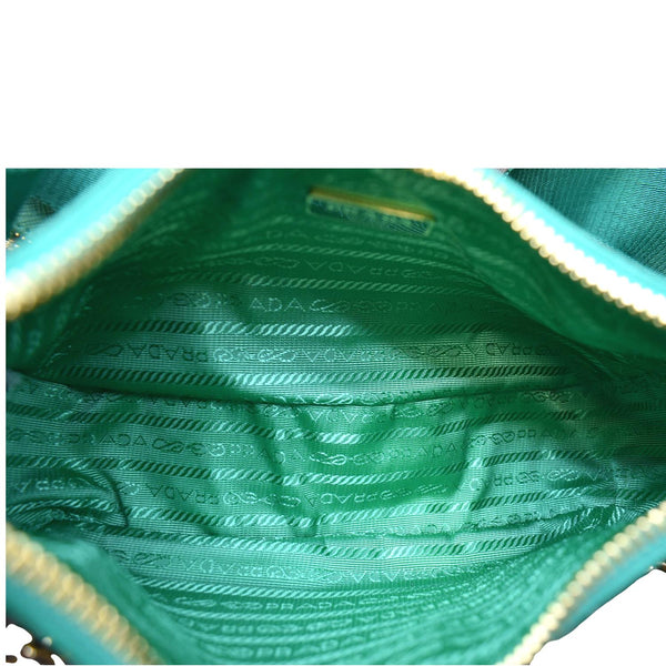 PRADA Re-Edition 2005 Saffiano Leather Shoulder Bag Green