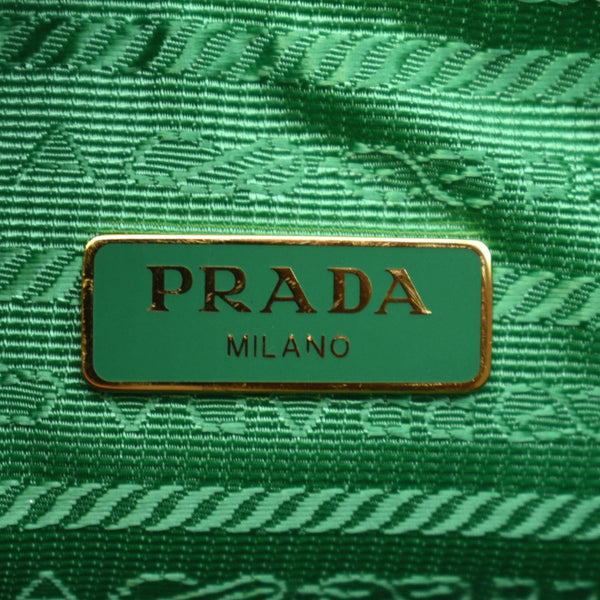 PRADA Re-Edition 2005 Saffiano Leather Shoulder Bag Green