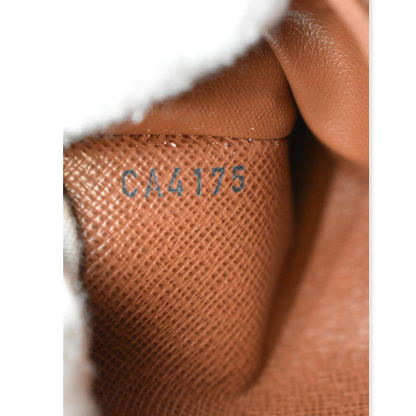 LOUIS VUITTON Zip Around Monogram Canvas Wallet Brown