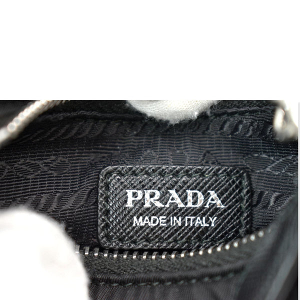 PRADA Re-Edition Mini Nylon Shoulder Bag Black